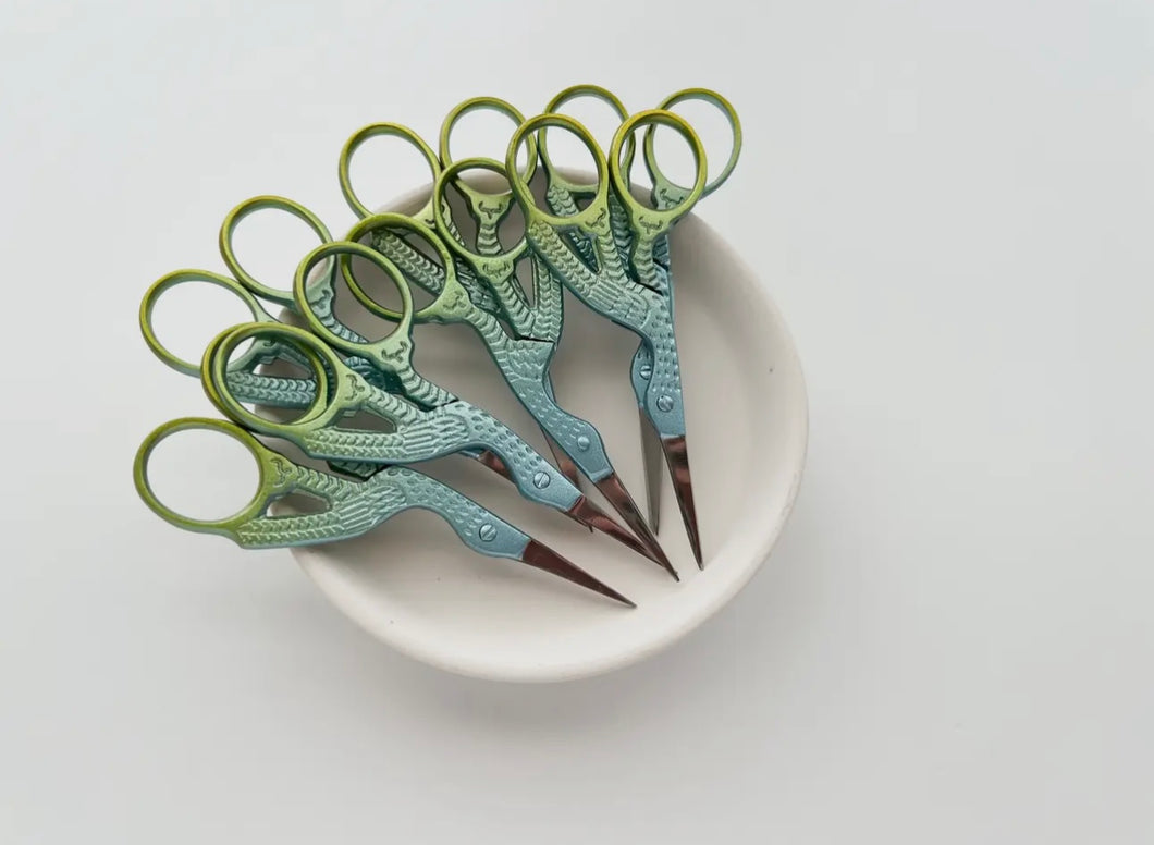 Stork Scissors - Peacock