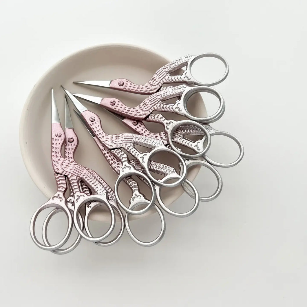 Stork Scissors - Pink Shell