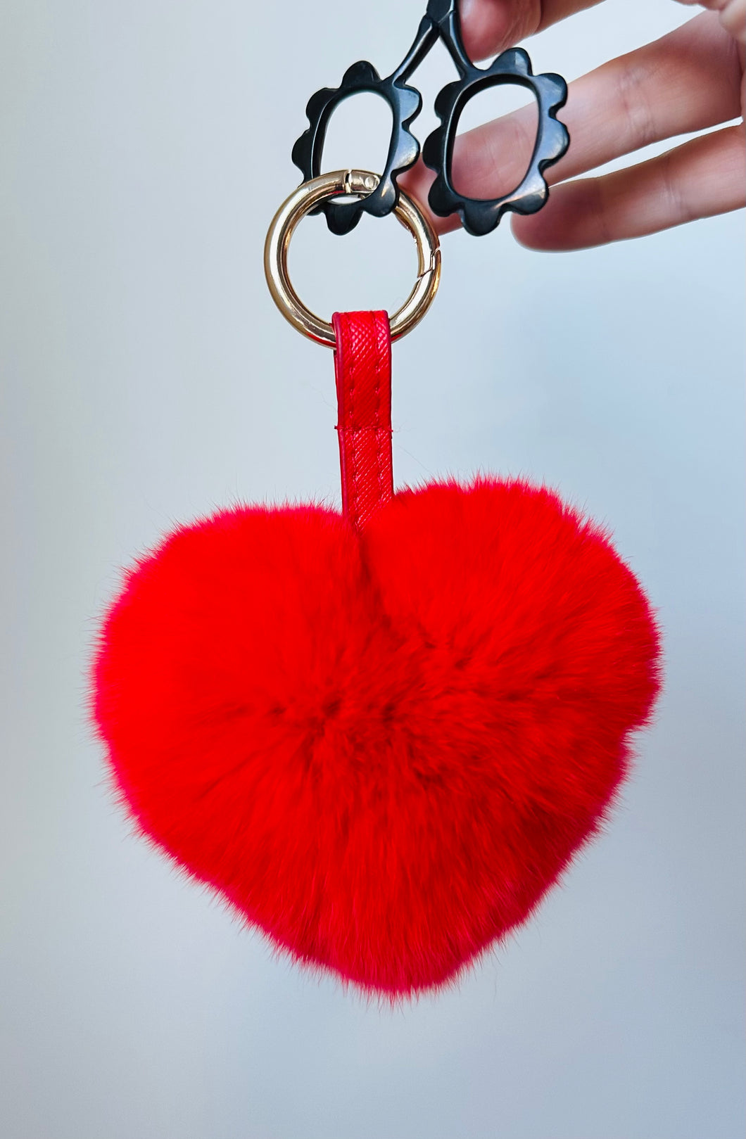 Red Hot Heart Scissor Floof