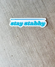 Load image into Gallery viewer, Stay Stabby Sticker
