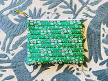 Load image into Gallery viewer, Green Capel Zip Bag - Medium
