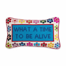 Load image into Gallery viewer, What a Time Needlepoint Pillow

