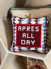Load image into Gallery viewer, Apres Ski Needlepoint Pillow
