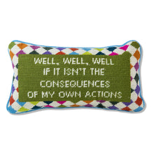 Load image into Gallery viewer, Well Well Well Needlepoint Pillow
